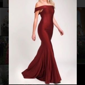 Scarlet Red Gown